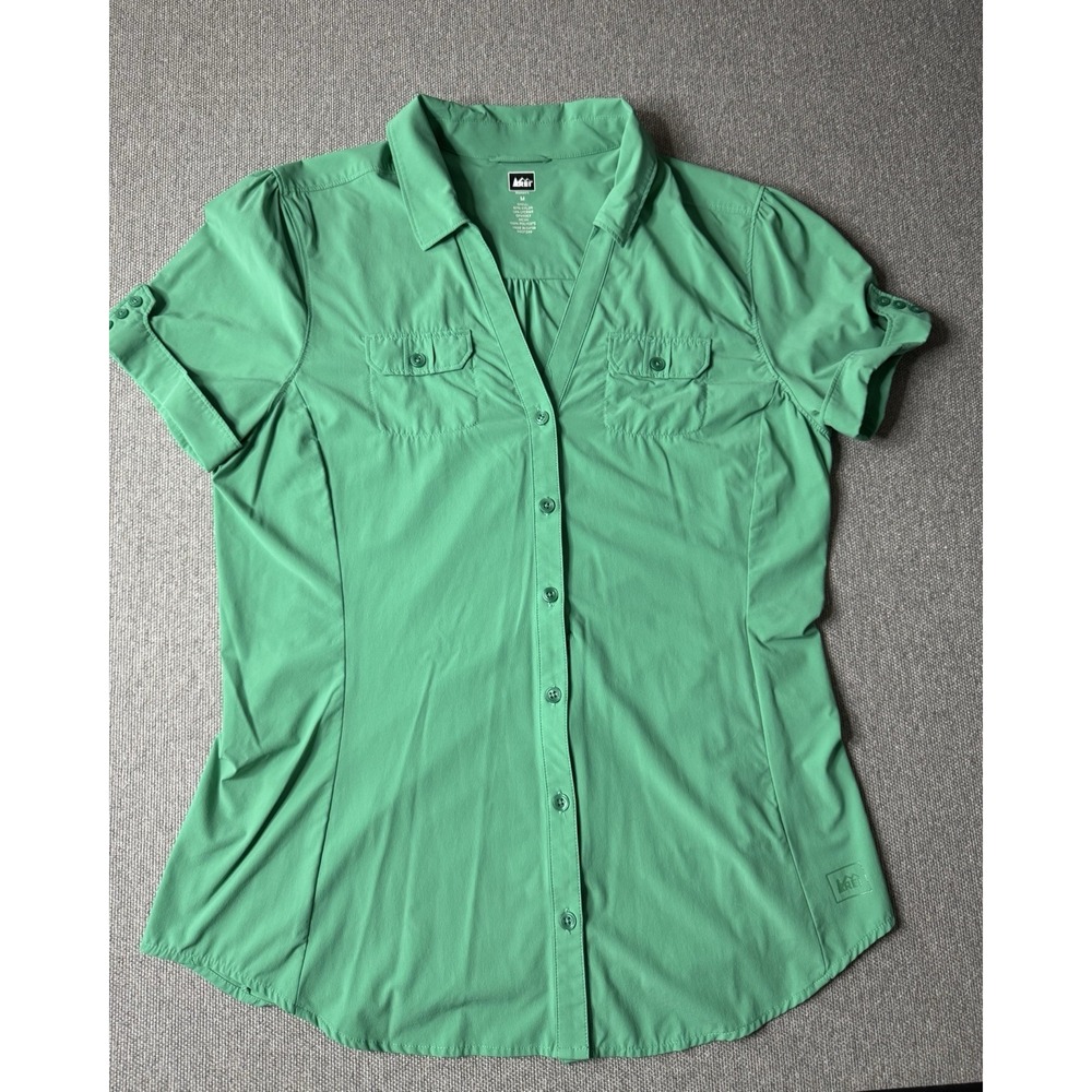 REI CO-OP Women's Sahara Utility Short Sleeve Blouse Small, Outdoors, Hiking,Sun